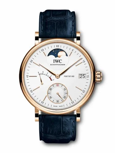 IWC Portofino Hand-Wound Eight Days Moonphase Red Gold / Silver IW5164-09 (IW516409)
